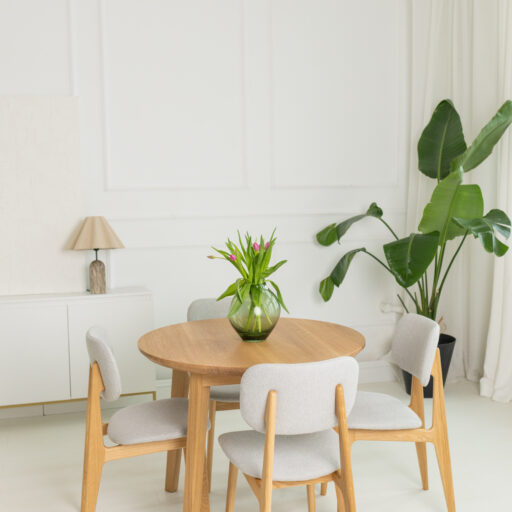 Stół drewniany dębowy rozkładany