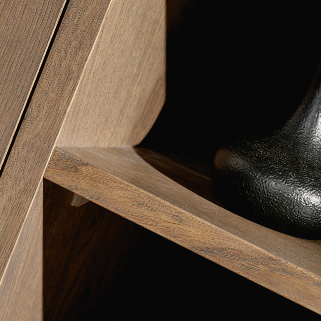 Szafka RTV 4 Drewniane półki szafki RTV