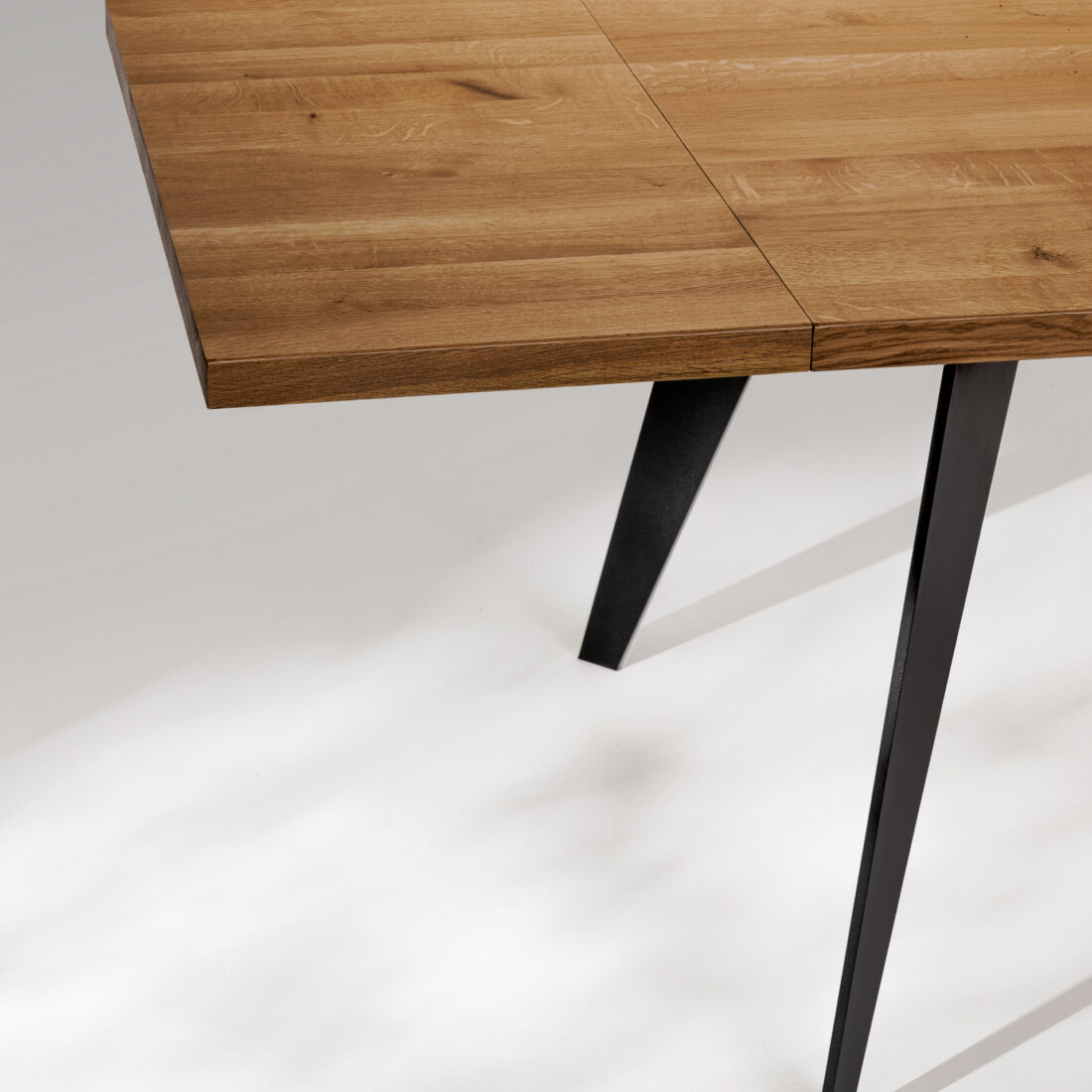 Stół SP10 z drewna dębowego (6) Stół prostokątny z możliwością rozłożenia