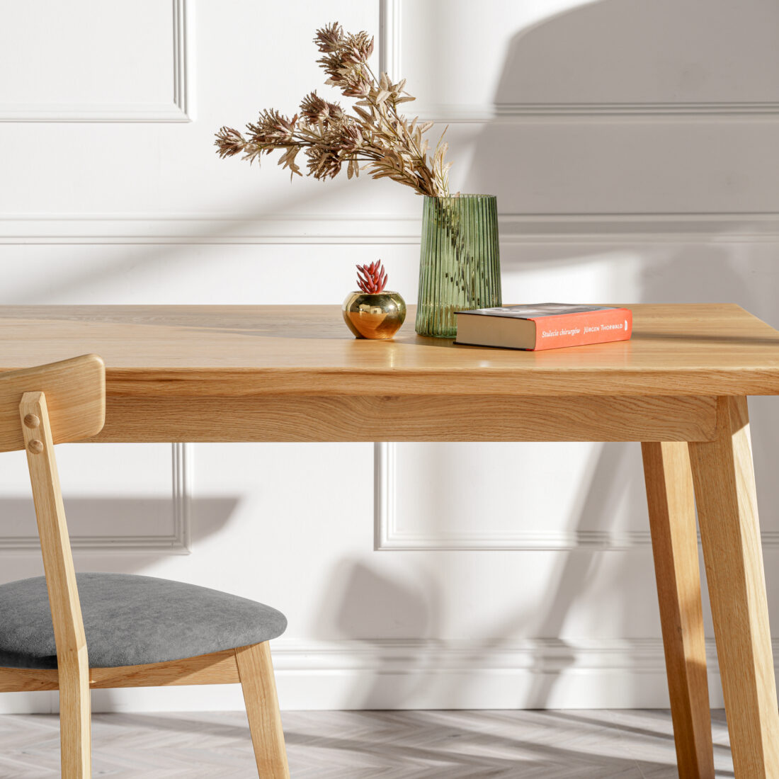 Stół SP11 z drewna dębowego Prostokątny stół dębowy