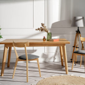 Rozkładany stół dębowy