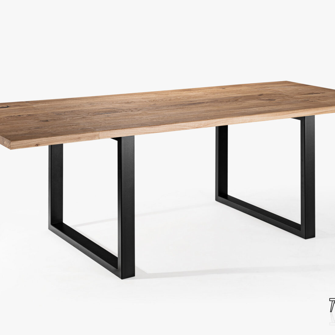 Stół SP4 z drewna dębowego Rozkładany stół dębowy