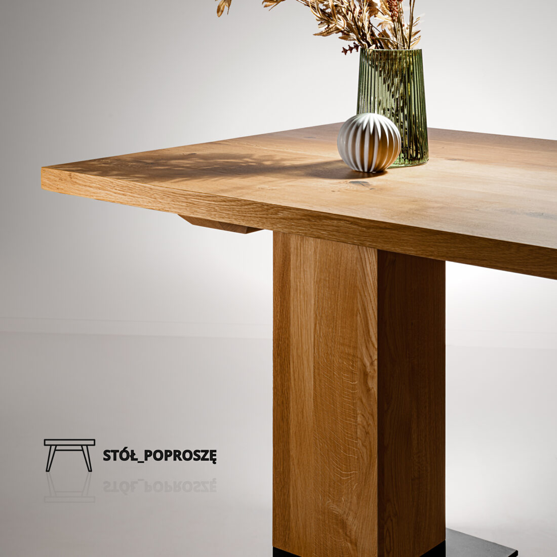 Stół SP9 z drewna dębowego (7) Stół SP9 z drewna dębowego (7)