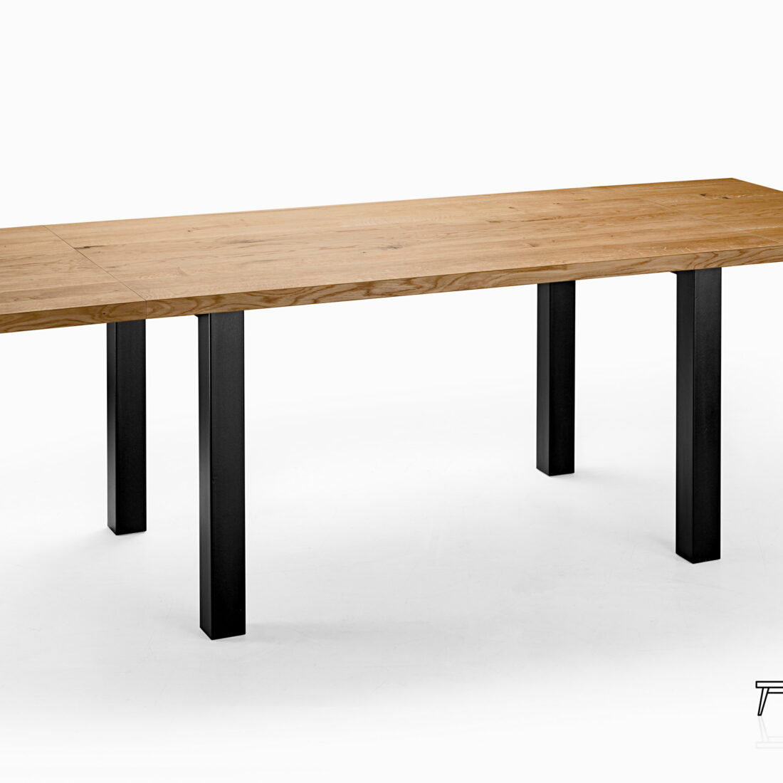 Stół z drewna dębowego SP1 Prostokątny stół z blatem dębowym