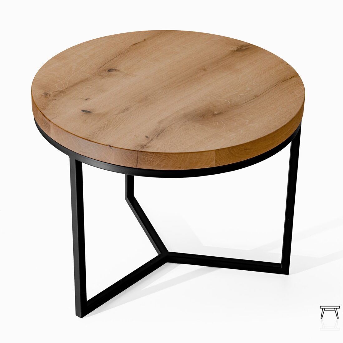 Stolik SK5 z drewna dębowego Stolik kawowy do salonu