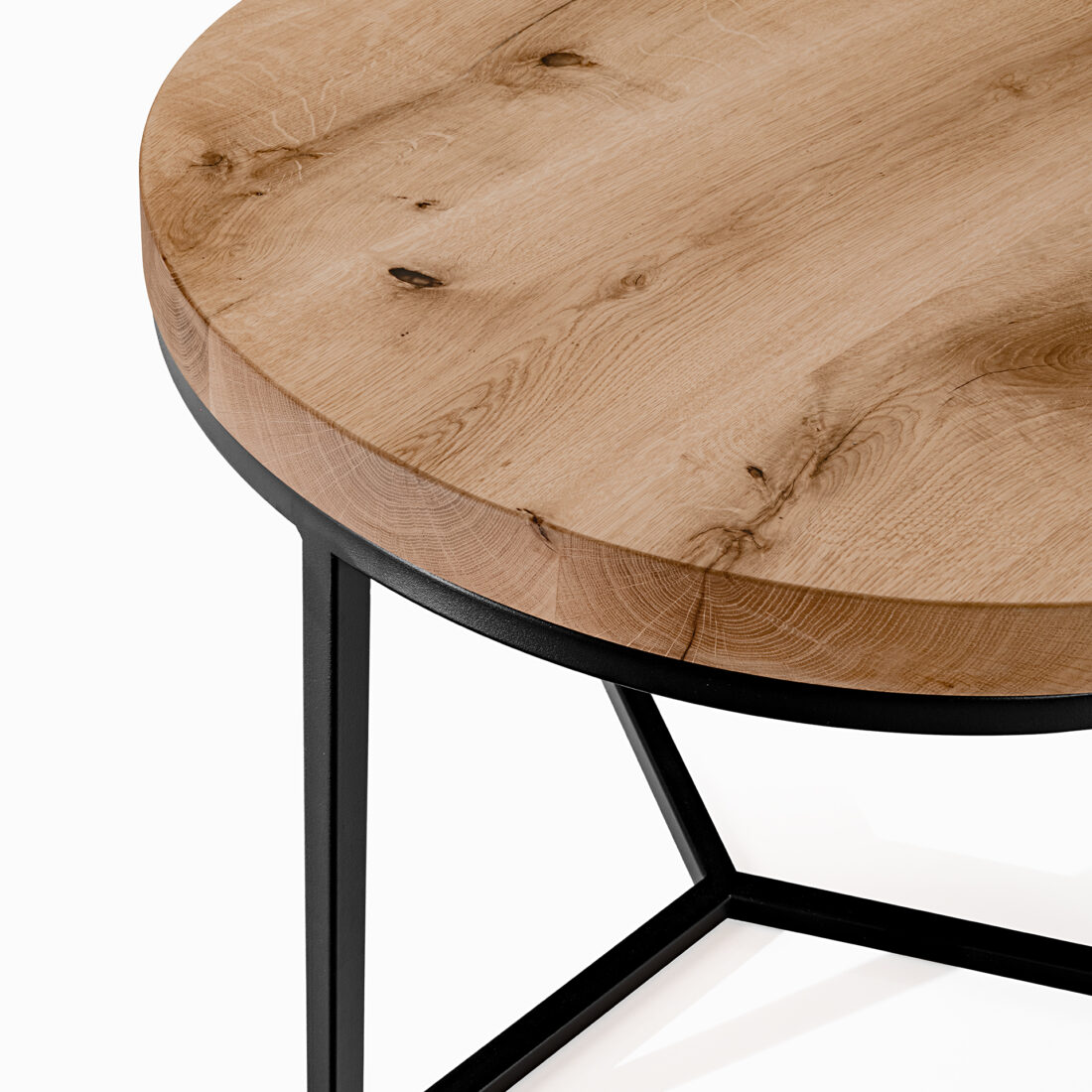 Stolik kawowy SK5 z drewna dębowego (2) Stolik kawowy na wymiar