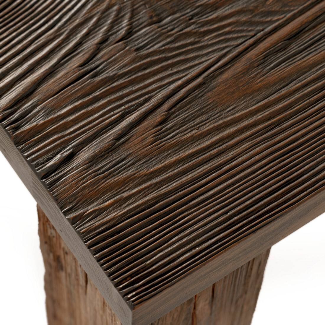 Stolik kawowy SK6 z kawałka drewna (3) Stolik kawowy wybarwiony