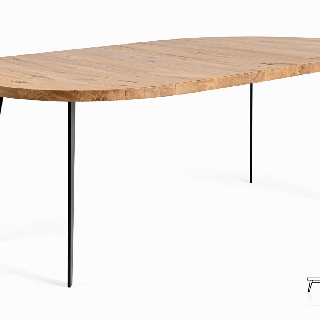 stol_okragly_z_drewna_debowego_S03_galeria_04 Stół z dębu z czarnymi nogami