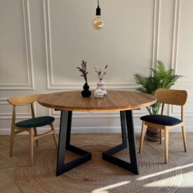 Dębowy stół do salonu